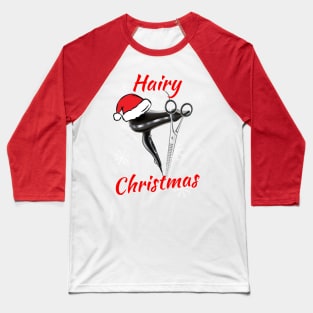 Hairy Christmas Baseball T-Shirt